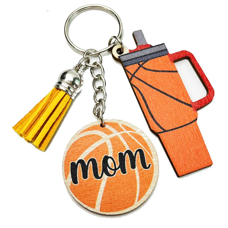 Wholesale Supply Sports Mother Gift Keychain Water Cup P